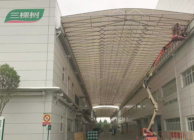 伸缩棚电动推拉棚